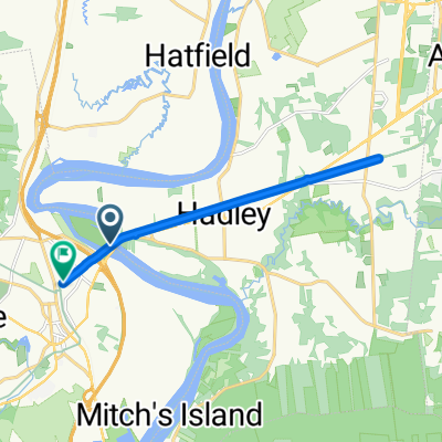 Norwottuck Rail Trail Bridge, Northampton to King St, Northampton