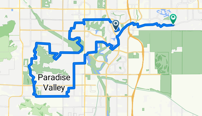 Route to East San Salvador Drive