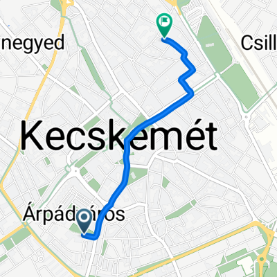 Tóth László sétány - Táncsics Mihály utca