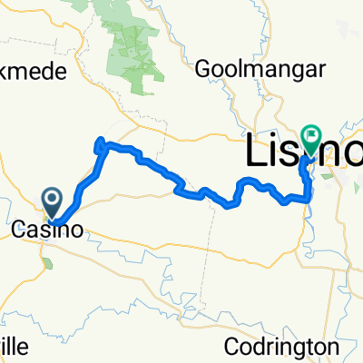 Dyraaba St, Casino to Union St, South Lismore