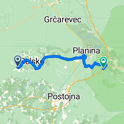 Bukovje- Predjama nach Rakov Škocjan