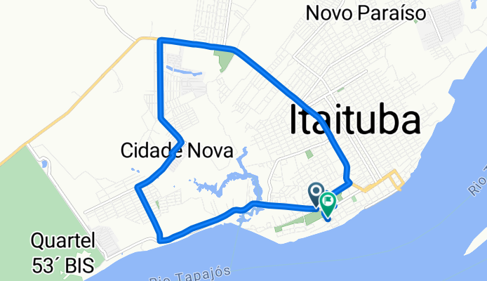 Avenida Marechal Rondon, Itaituba a Avenida Brigadeiro Haroldo Veloso, Itaituba