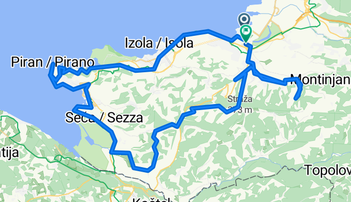 Route in Koper