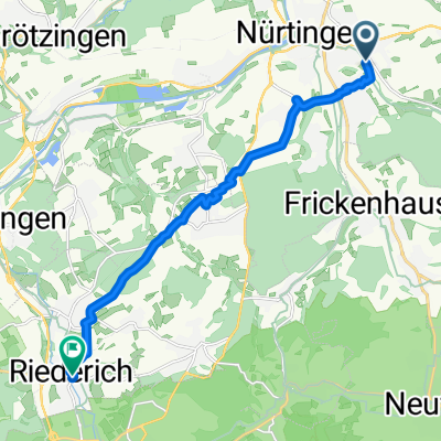 Von Nürtingen bis Riederich