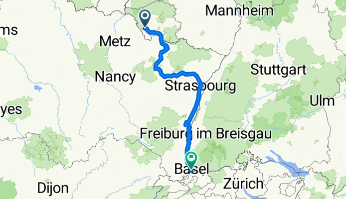 Bei der Taffingsmühle naar Schönbeinstrasse 18-20