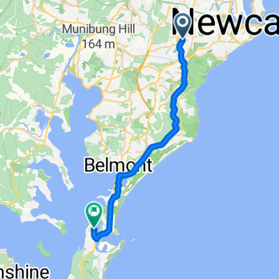 Adamstown Fernleigh Track to Swansea