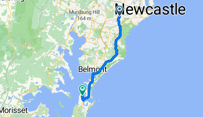 Adamstown Fernleigh Track to Swansea