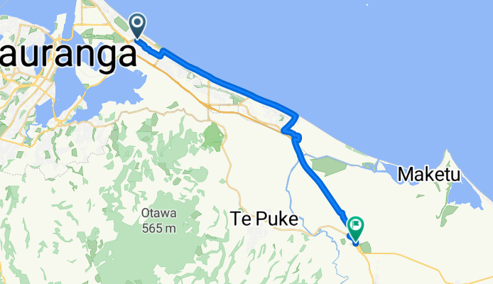 Grenada St, Mount Maunganui to Te Puke Hwy, Paengaroa
