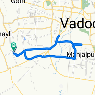 Vasna Bhayli Canal Road to Vasna Bhayli Canal Road