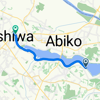 Teganuma Cycling Road, Kashiwa to Nedoshinden, Kashiwa