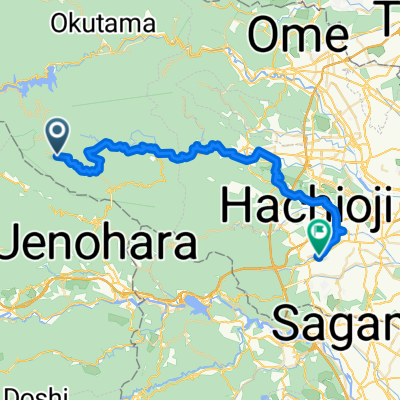 檜原村へ東浅川町, 八王子市