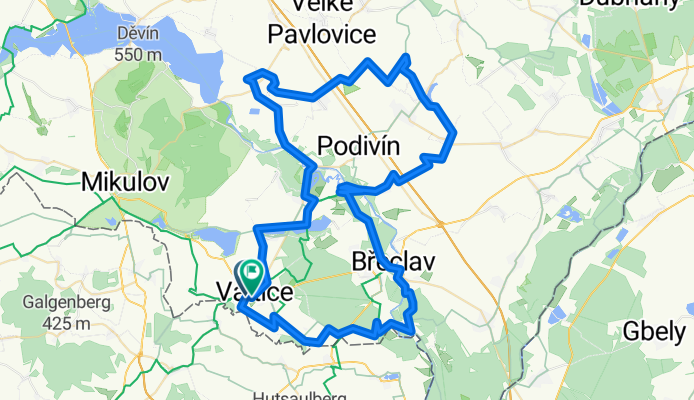 Vinařská do Růžová