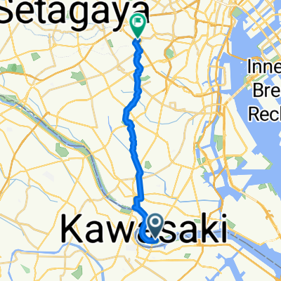 南六郷3丁目, 大田区へ上目黒1丁目, 目黒区