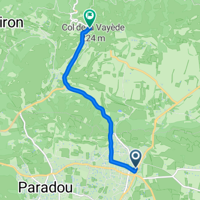 Chemin Saint Marc nach Route des Carri猫res