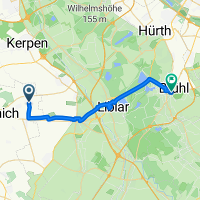 Kolpingstraße nach Uhlstraße