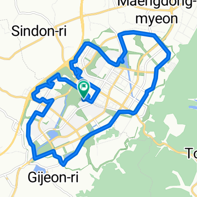 진천군에서 진천군까지