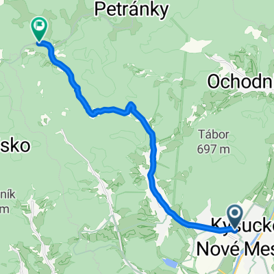 Kysucké N.Mesto- Nesluša- Jakubovský vrch