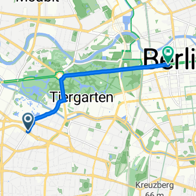 52.502, 13.338 nach 52.517, 13.389