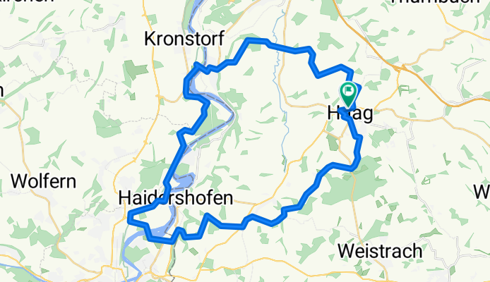 Haltestellestraße, Haag nach Haltestellestraße, Haag