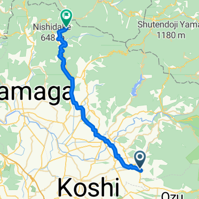 旭志小原, 菊池市へ鹿北町椎持, 山鹿市