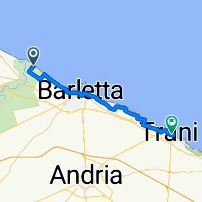 Barletta nach Piazza della Repubblica, Trani