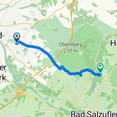 Langenbergstraße, Herford nach Alte Vlothoer Straße, Bad Salzuflen