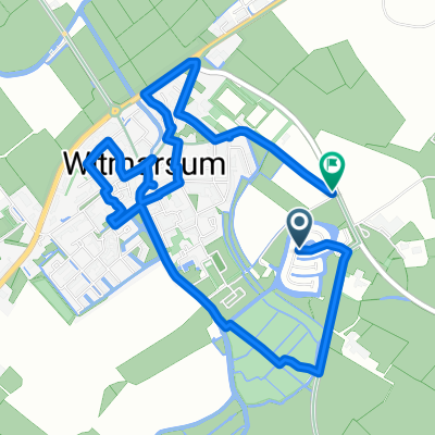 Route in Witmarsum