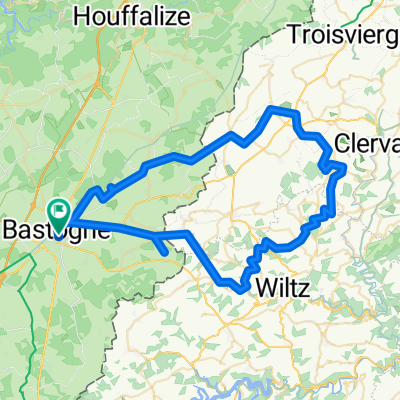 Rue de la Fontaine 5, Bastogne naar Rue de la Fontaine 5, Bastogne