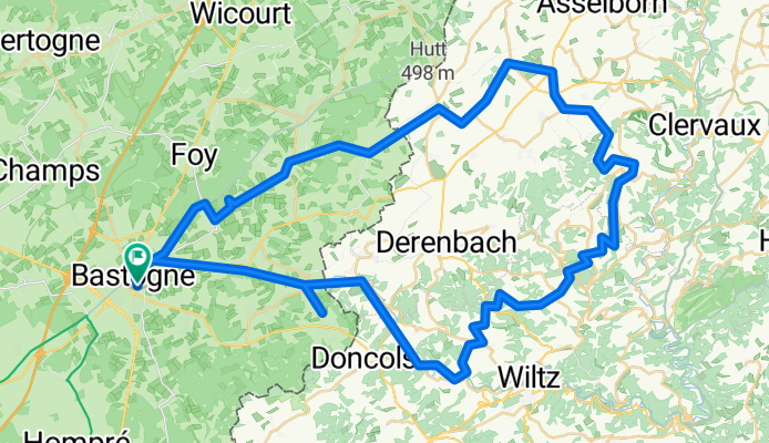 Rue de la Fontaine 5, Bastogne naar Rue de la Fontaine 5, Bastogne