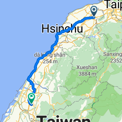 From Taoyuan District to Taichung City