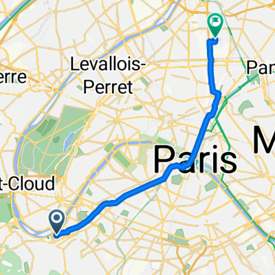 Villa Haussmann, Issy-les-Moulineaux à Rue de la Procession, Saint-Denis