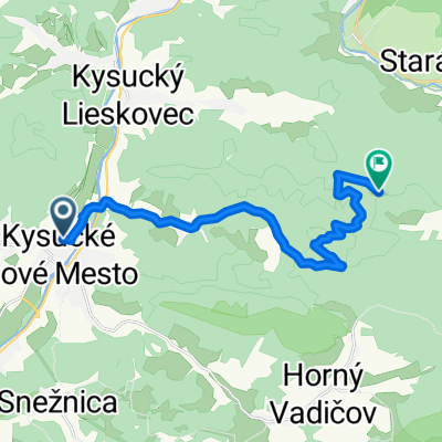 Kysucké N.Mesto- Povina- Jedľovina- Černatín