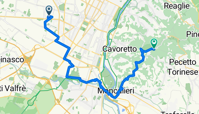 Corso Giuseppe Allamano, Grugliasco a Vicolo Carso, Moncalieri