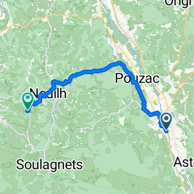 Rue Charles Gounod, Bagnères-de-Bigorre à Route de la Croix Blanche, Ossun-ez-Angles