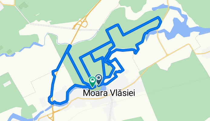 Moara Vlasiei to Moara Vlasiei