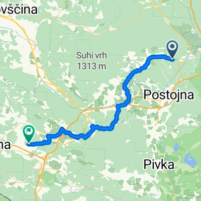 Postojna - Divača