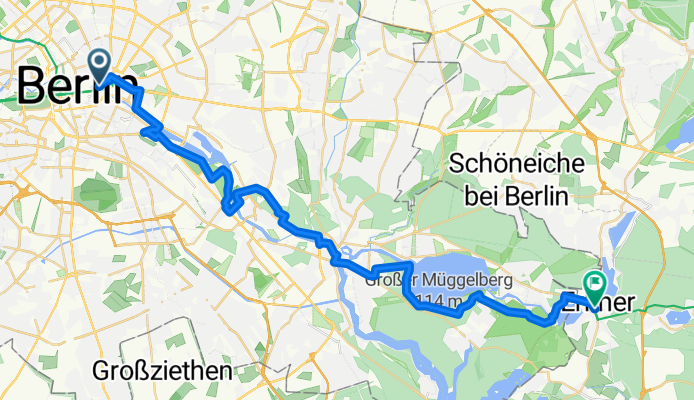 Karl-Liebknecht-Straße, Berlin nach Friedrichstraße, Erkner