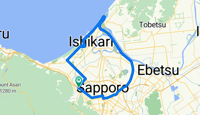 06-T Ishikari Bay Loop Cycle Tour (Sapporo City, Japan)