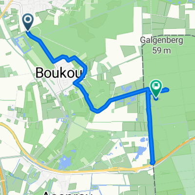 Meestersweg naar Straße Ohne Straßennamen