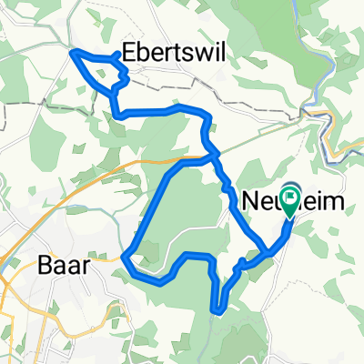 Dorfstrasse, Neuheim nach Poststrasse, Neuheim