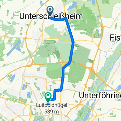 Rathausplatz, Унтершлайсхайм до Motorstraße, Мюнхен