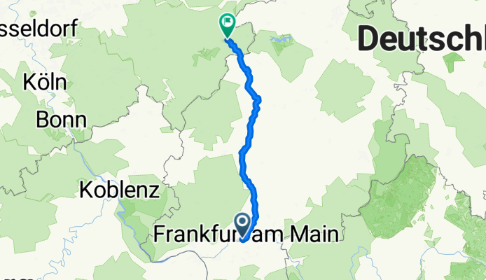Frankfurt Niederrad - Fronhausen + Fronhausen - Winterberg