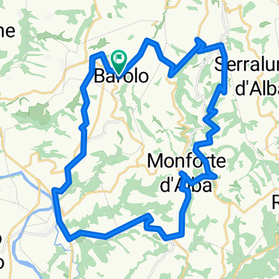 Route in Barolo