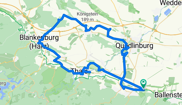 Reuthestraße, Ballenstedt nach Reuthestraße, Ballenstedt