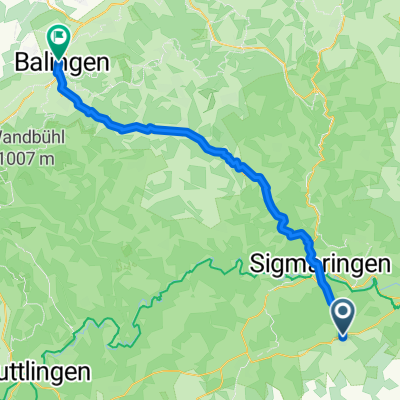 Hauptstraße, Krauchenwies nach Bahnhofstraße, Balingen