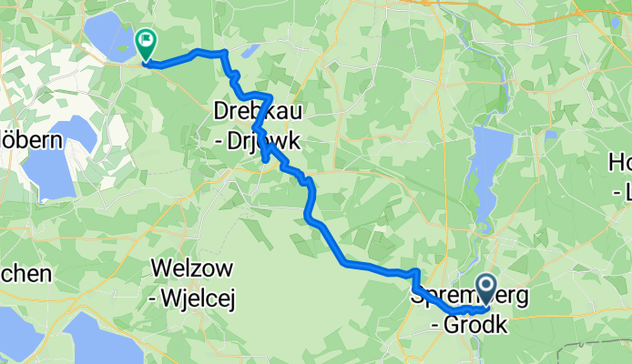 Heinrich-Heine-Weg nach Caseler Ausbau