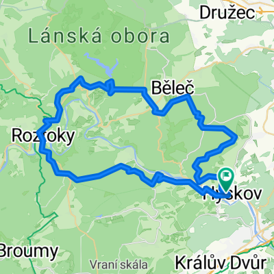Hýskov - Křivoklát
