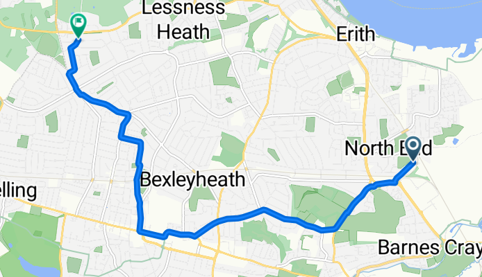 Slade Green to New Road (Stop H)