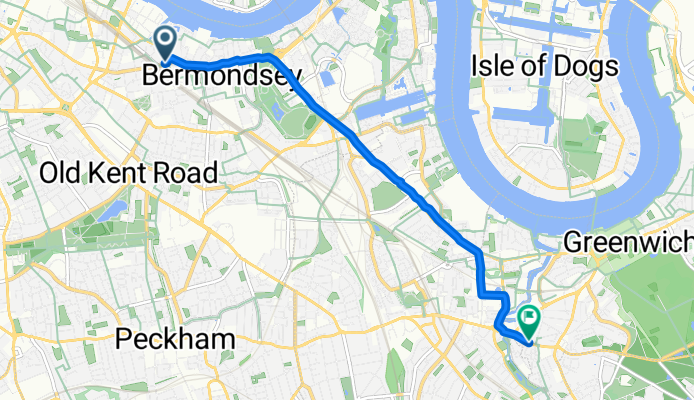 Sweeney Crescent, London to Blackheath Road, London