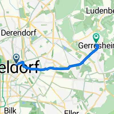 Am Wehrhahn, Düsseldorf nach Hasselbeckstraße, Düsseldorf